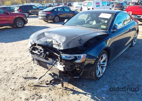 2013 Audi S5 3.0T Premium Plus from USA, damaged, VIN WAUGGAFR1DA030515